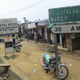 Signs are seen on the border with Equatorial Guinea and Gabon in Kye-Ossi